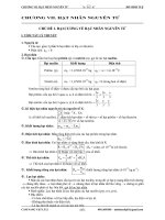 Chuyên đề:  hạt nhân nguyên tử