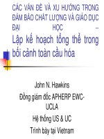 Các vấn đề và xu thế đảm bảo chất lượng và giáo dục đại học   tiếng việt 