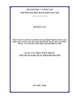 Phân tích và đề xuất một số giải pháp nhằm nâng cao hiệu quả công tác đấu giá quyền sử dụng đất tại một số dự án ở huyện mê linh, thành phố hà nội 