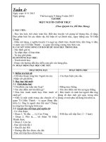 giáo án lớp tuần theo chuẩn KTKN 4