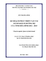 Một số giải pháp đẩy mạnh thu hút đầu tư trực tiếp nước ngoài tại tỉnh nghệ an 