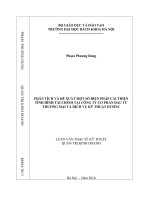 Phân tích và đề xuất các biện pháp cải thiện tình hình tài chính tại công ty cổ phần đầu tư thương mại và dịch vụ DTSinc 