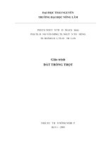 Giáo Trình Đất Trồng Trọt