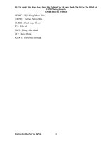 Bước đầu nghiên cứu xây dựng Danh mục hồ sơ của HĐND và UBND phường Xuân La nhiệm kì 2011 2016