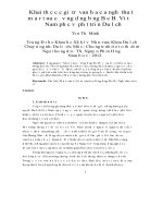 khai thac gia tri nghe thuat mua roi nuoc vao hoat dong du lich