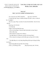 THỰC TRẠNG CÔNG TÁC TUYỂN DỤNG NHÂN SỰ TẠI CÔNG TY – XÍ NGHIỆP 2