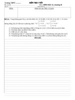 20 đề kiểm tra 1 tiết chương 3 hình học 12