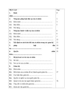 Đề cương ôn tập và đáp án môn luật dân sự