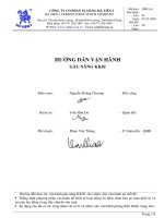 Hướng dẫn vận hành một số thiết bị sản xuất xi măng