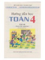 Sách thử nghiệm toan 4 tập 2b 