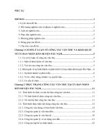 NÂNG CAO CHẤT LƯỢNG CÔNG TÁC VĂN THƯ TẠI ỦY BAN NHÂN DÂN HUYỆN PÁC NẶM