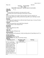 Giáo án chi tiết học kỳ i vật lí 7