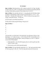 BÀI TẬP ÔN THI VẬT LÝ HK1