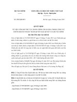 Quyết định 2002/QĐ-BTC công bố thủ tục hành chính chuẩn hóa trong lĩnh vực chứng khoán