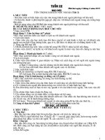 TOÀN tập GIÁO án lớp 3 TUẦN  22 năm 2016 