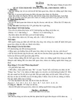 TOÀN tập GIÁO án lớp 3 TUẦN  8 năm 2016 