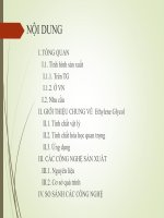 Etylen Glycol   Tiểu luận Công nghệ tổng hợp hợp chất trung gian  Nguyễn Hồng Liên  ĐHBKHN