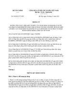 HƯỚNG DẪN THỰC HIỆN MỘT SỐ ĐIỀU CỦA NGHỊ ĐỊNH 1852004NĐCP NGÀY 4112004 VÀ NGHỊ ĐỊNH SỐ 392011NĐCP NGÀY 2652011 SỬA ĐỔI, BỔ SUNG MỘT SỐ ĐIỀU CỦA NGHỊ ĐỊNH 1852004NĐCP CỦA CHÍNH PHỦ VỀ XỬ PHẠT VI PHẠM HÀNH CHÍNH TRONG LĨNH VỰC KẾ TOÁN