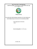 Ứng dụng phần mềm microstationv8i và gcadas thành lập bản đồ hiện trạng sử dụng đất từ bản đồ địa chính (tt)