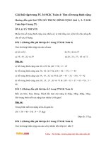 Giải bài tập trang 27, 28 SGK Toán 4: Tìm số trung bình cộng