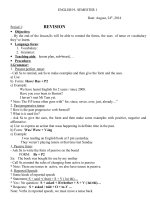 Giáo án tiếng anh lớp 9 (cả năm)