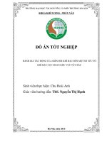 Đánh giá tác động của biến đổi khí hậu đến một số yếu tố khí hậu cực đoan khu vực tây bắc 