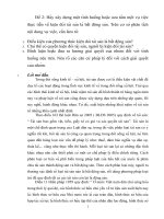 Tình huống  tranh chấp dân sự