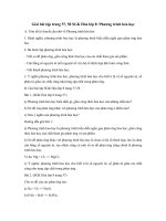 Giải bài tập trang 57, 58 SGK Hóa lớp 8: Phương trình hóa học