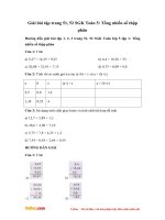 Giải bài tập trang 51, 52 SGK Toán 5: Tổng nhiều số thập phân