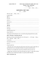 Hợp đồng thử việc