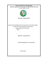 Thành lập bản đồ hiện trạng sử dụng đất từ bản đồ địa chính xã nhật tân, huyện kim bảng, tỉnh hà nam 
