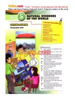 Tiếng Anh lớp 6 Chương trình mới Unit 5: Natural wonders of the word