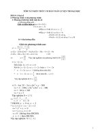 kiến thức cơ bản ôn thi đại học môn toán