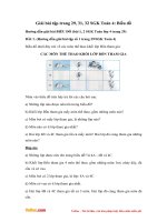 Giải bài tập trang 29, 31, 32 SGK Toán 4: Biểu đồ