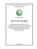 Đánh giá thực trạng công tác cấp giấy chứng nhận quyền sử dụng đất, quyền sở hữu nhà ở và tài sản khác gắn liền với đất trên địa bàn phường đồng xuân, quận hoàn kiếm, thành phố hà nội 