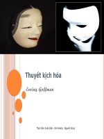 Thuyết kịch hóa của Erving Goffman