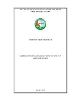 Nghiên cứu ứng dụng ảnh landsat trong việc tính toán nhiệt độ bề mặt đất 