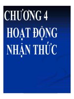 Bài giảng tâm lý học chương 4   TS  trần thanh toàn 