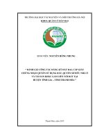 Đánh giá công tác đăng ký đất đai, cấp giấy chứng nhận quyền sử dụng đất, quyền sở hữu nhà ở và tài sản khác gắn liền với đất tại huyện tĩnh gia – tỉnh thanh hóa 