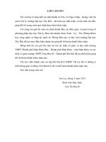 Dạy học bài tập vật lý phần “tĩnh học vật rắn” chương trình vật lý THPT 