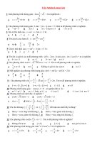 trắc nghiệm toán 12 chuyên đề lượng giác và khảo sát hàm số 