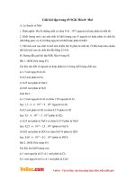 Giải bài tập trang 65 SGK Hóa 8: Mol