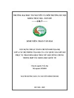 Xây dựng thuật toán chuyển đổi tọa độ giữa các hệ thống tọa độ của các quốc gia liền kề phục vụ trao đổi, khai thác dữ liệu dùng chung trong hợp tác khoa học quốc tế 