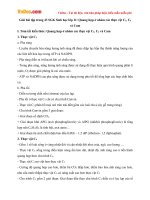 Giải bài tập trang 43 SGK Sinh học lớp 11: Quang hợp ở nhóm các thực vật C3, C4 và Cam