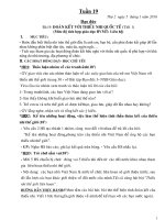 TOÀN tập GIÁO án lớp 3 TUẦN 19 năm 2016 