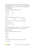 Giải bài tập trang 47, 48, 49 SGK Toán 5: Luyện tập chung