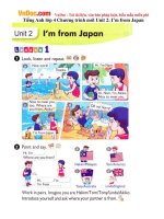Tiếng Anh lớp 4 Chương trình mới Unit 2: I’m from Japan