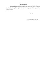 Công tác văn thư, lưu trữ tại uỷ ban nhân dân huyện thăng bình tỉnh quảng nam