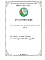 Ứng dụng mô hình SOBEK –RR mô phỏng dòng chảy lũ đến hồ kẻ gỗ 