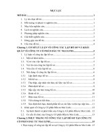 công tác lập hồ sơ của công ty CP đầu tư mai linh